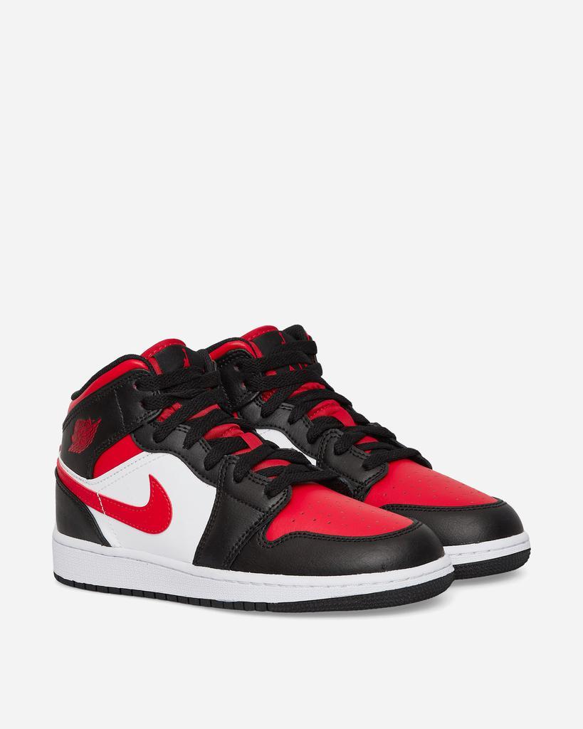 商品Jordan|Air Jordan 1 Mid (GS) Sneakers Black / Fire Red,价格¥716,第5张图片详细描述