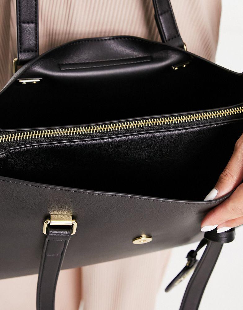 Love Moschino long handle shoulder bag in black商品第3张图片规格展示