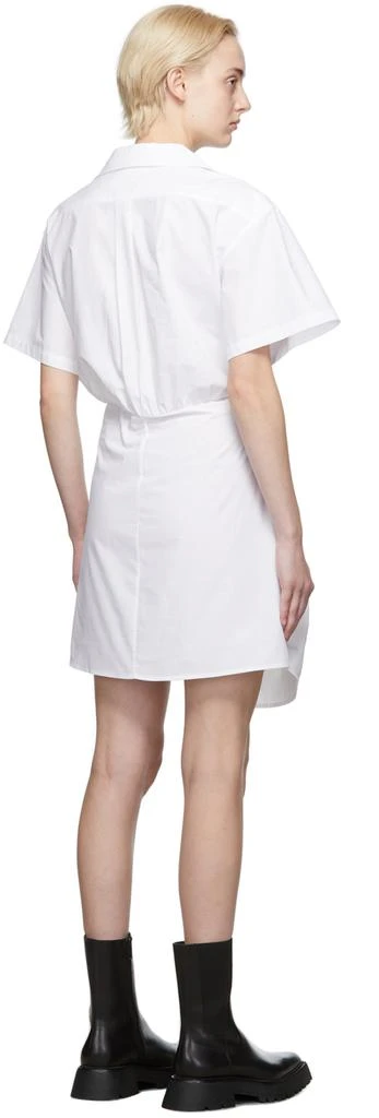 商品Alexander Wang|White Cotton Twisted Dress,价格¥942,第3张图片详细描述