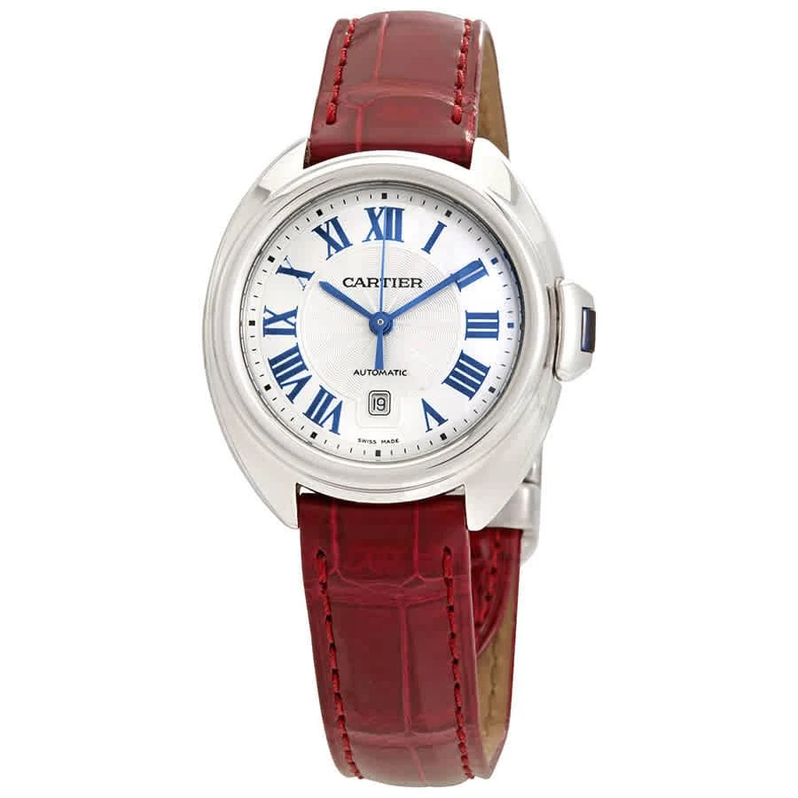 商品Cartier|Cle de Cartier Automatic Silvered Dial Ladies Watch WSCL0016,价格¥27544,第1张图片