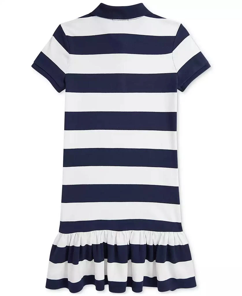 商品Ralph Lauren|Big Girls Striped Stretch Mesh Polo Dress,价格¥297,第2张图片详细描述