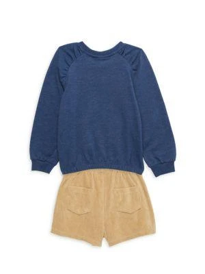 商品Tommy Hilfiger|Little Girl’s 2-Piece Sweatshirt & Corduroy Skort Set,价格¥244,第2张图片详细描述