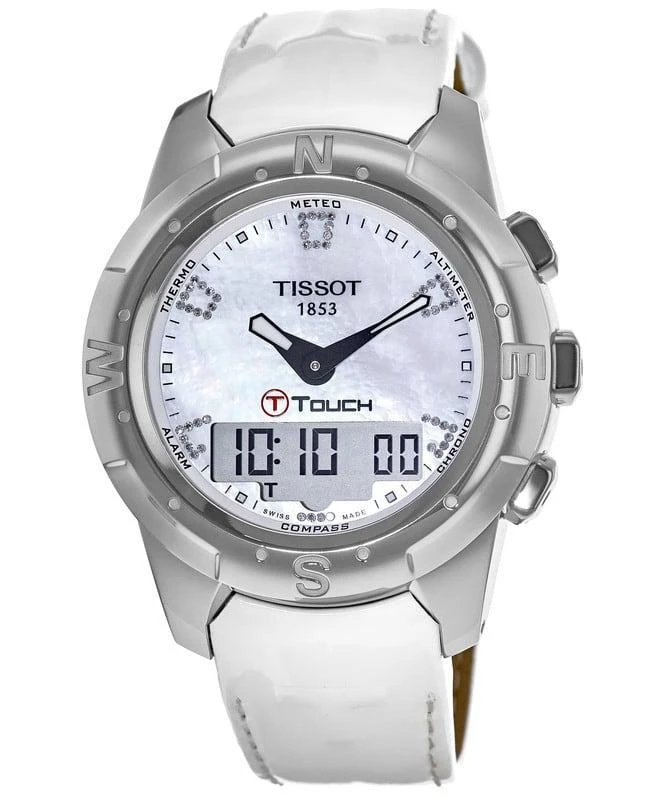 商品Tissot|Tissot T-Touch II Titanium Digital & Analog Women's Watch T047.220.46.116.00,价格¥2274,第1张图片
