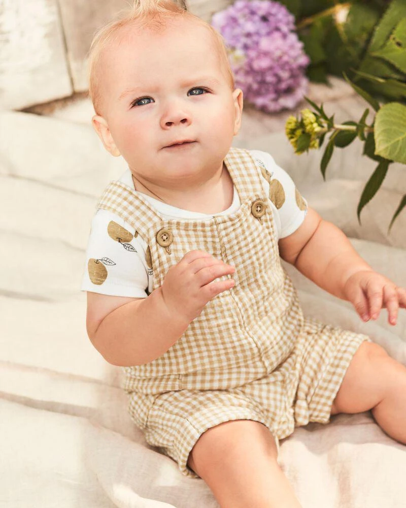 商品littleplanet|Organic Cotton Gauze Shortall,价格¥149,第5张图片详细描述