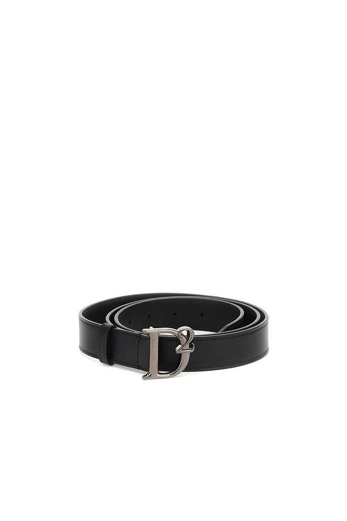 商品DSQUARED2|LEATHER BELT WITH D2 BUCKLE,价格¥1199,第1张图片