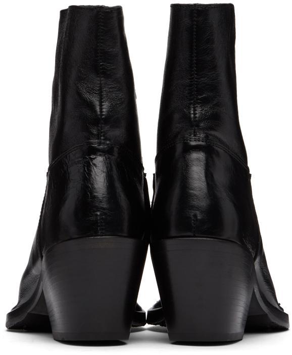 商品Acne Studios|Black Leather Ankle Boots,价格¥5131,第6张图片详细描述