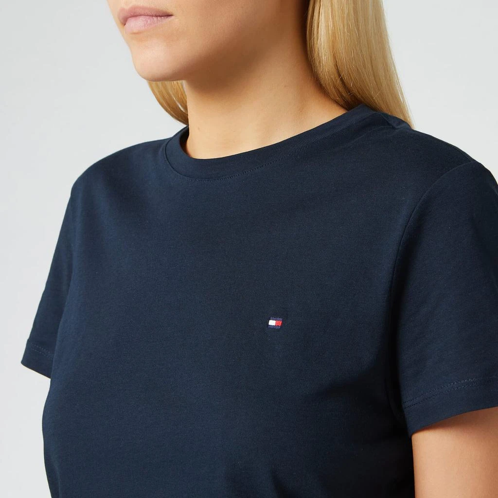 商品Tommy Hilfiger|Tommy Hilfiger Women's Heritage Crew Neck T-Shirt - Midnight,价格¥210,第4张图片详细描述