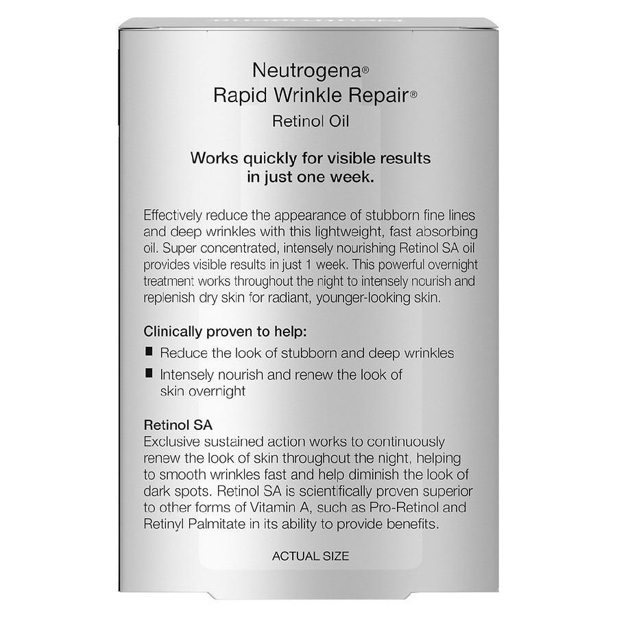 商品Neutrogena|Rapid Wrinkle Repair Retinol Oil Facial Serum,价格¥284,第4张图片详细描述