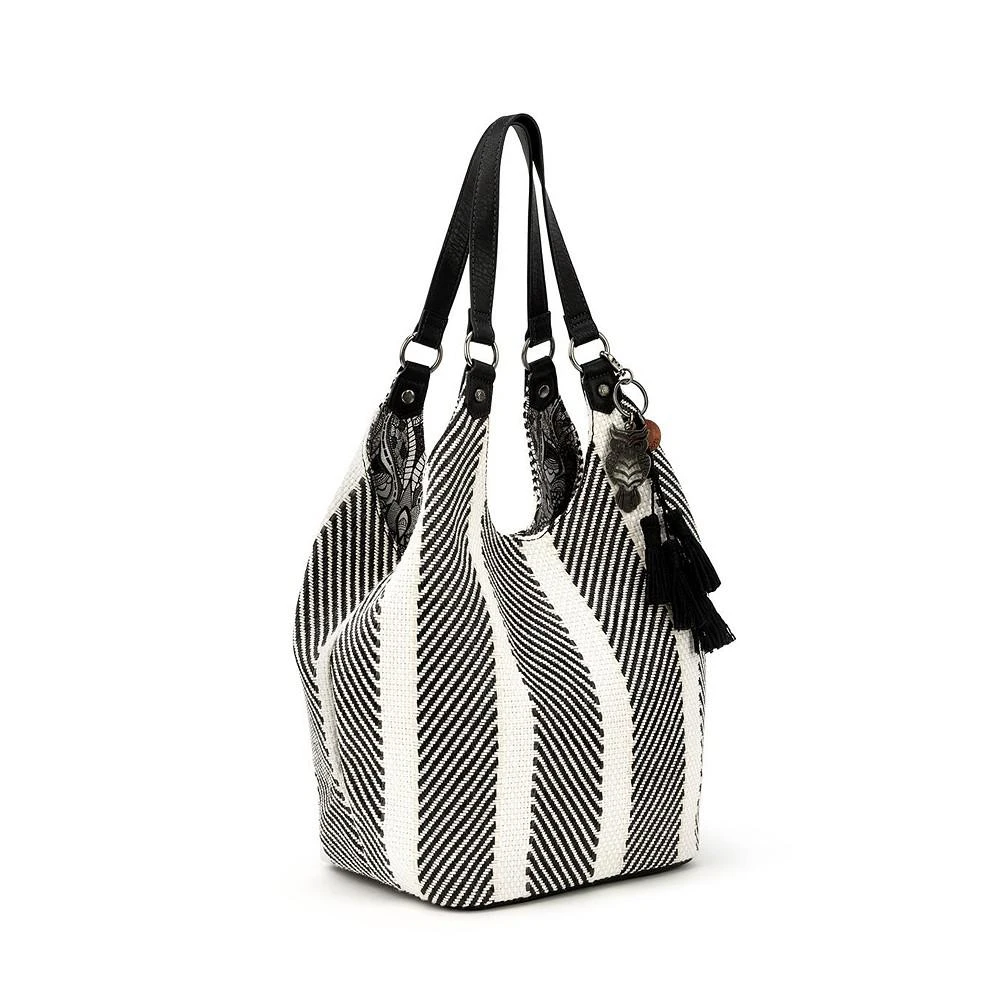 Women's Roma Woven Shopper Tote Bag 商品