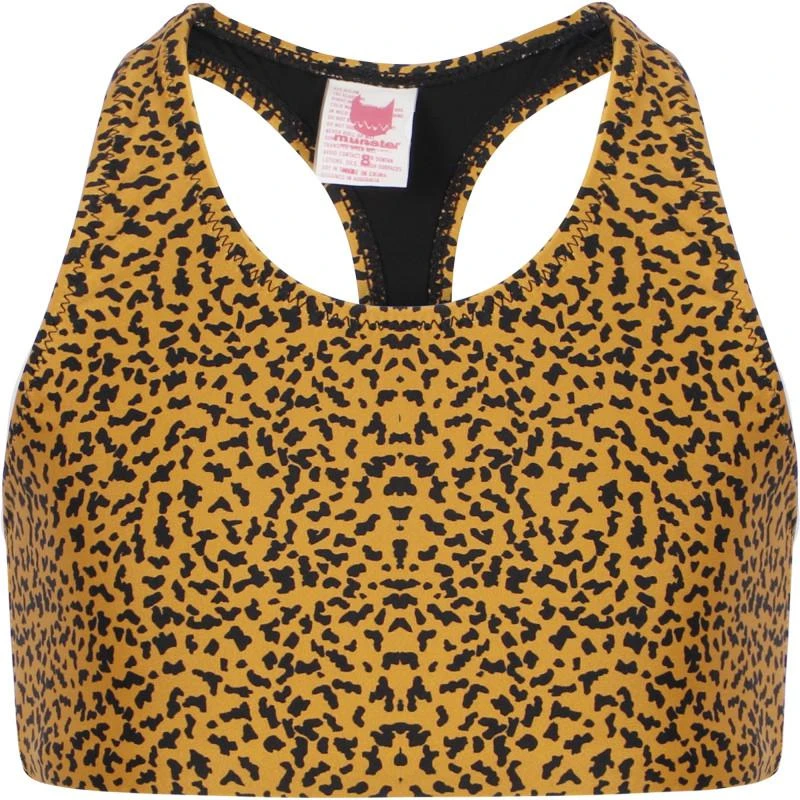商品Munster|Leopard print tank top in black and orange,价格¥295,第1张图片