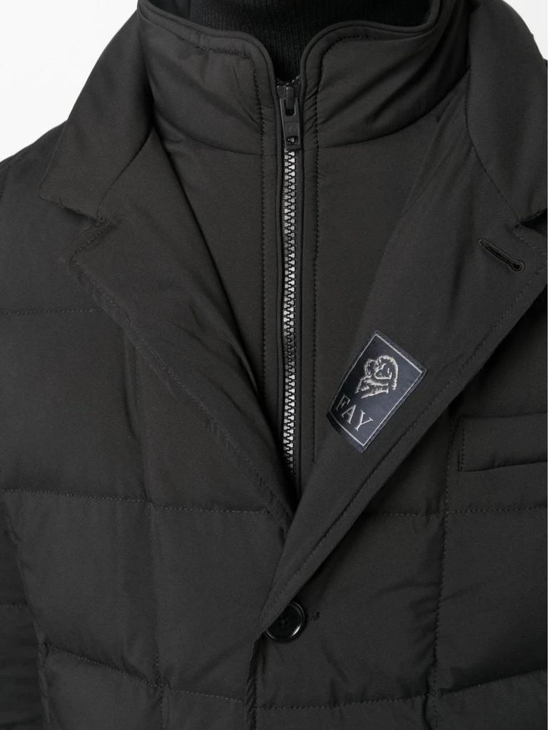 商品FAY|Black Feather Down Padded Jacket,价格¥6670,第3张图片详细描述