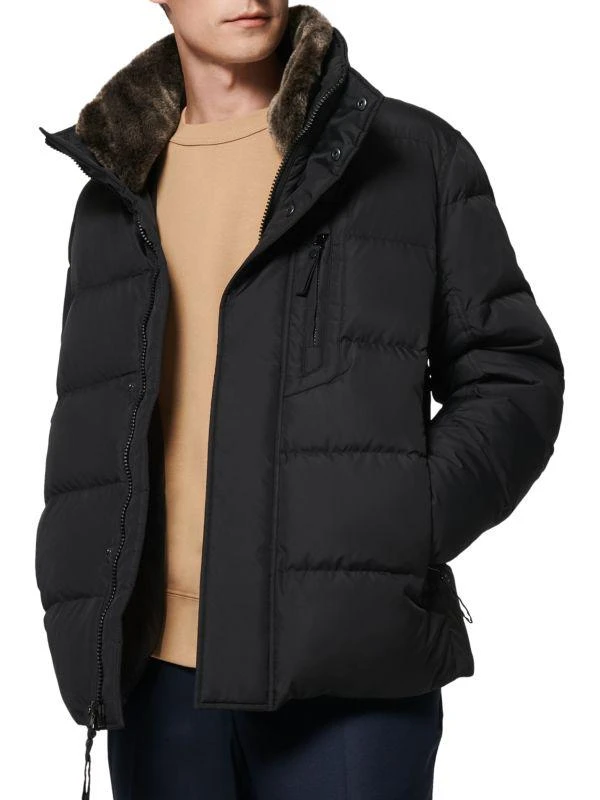 商品Marc New York by Andrew Marc|Horizon Faux Fur-Trimmed Down Puffer Jacket,价格¥763,第1张图片