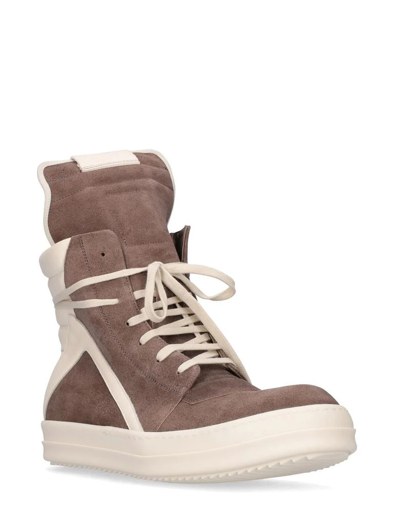 商品Rick Owens|Geobasket Leather High Top Sneakers,价格¥8802,第2张图片详细描述