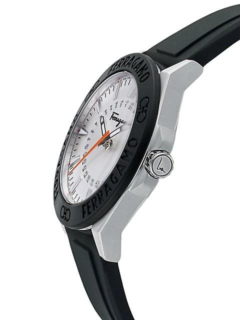 商品Salvatore Ferragamo|Logo Silicone Strap Watch,价格¥5243,第2张图片详细描述