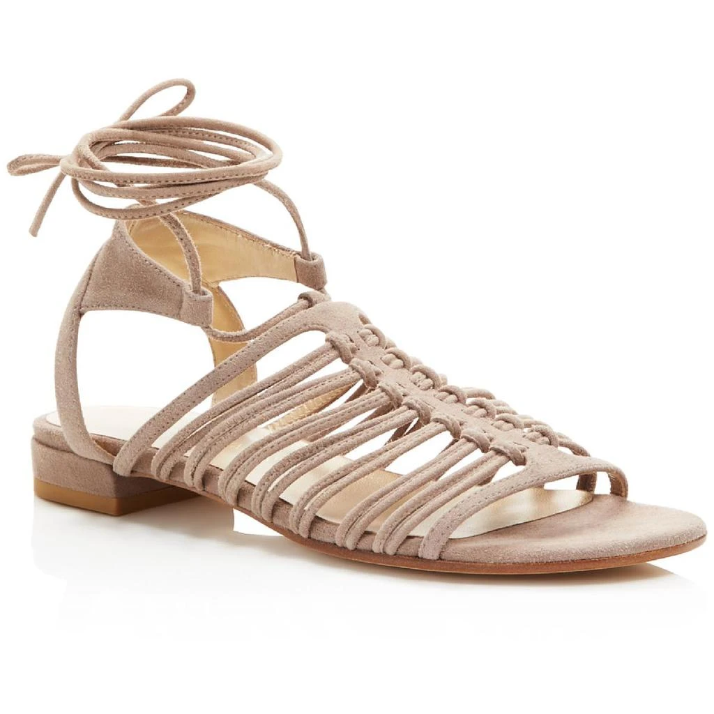 商品Stuart Weitzman|Stuart Weitzman Womens Knotagain Suede Strappy Dress Sandals,价格¥617,第1张图片