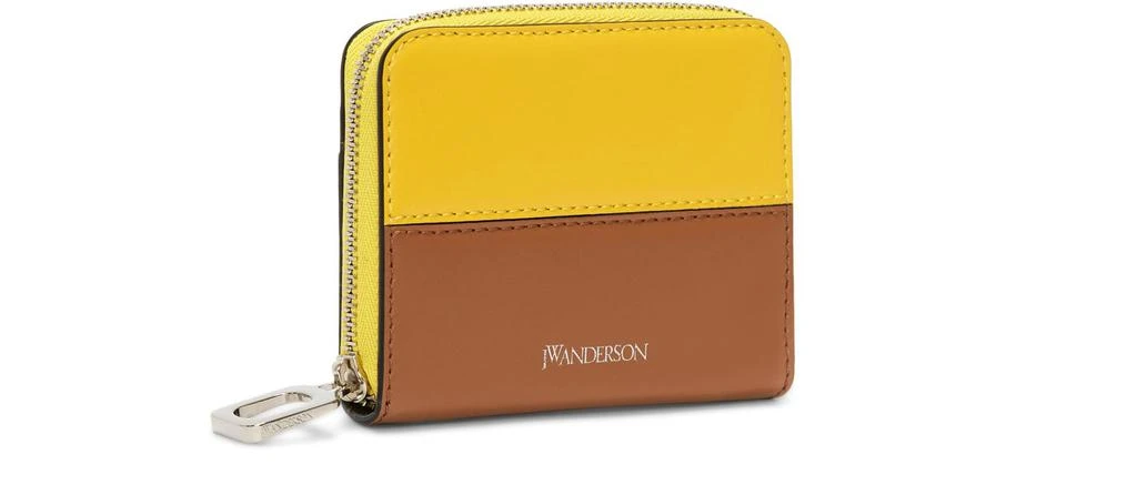 商品JW Anderson|Leather coin wallet with JWA puller,价格¥2737,第2张图片详细描述