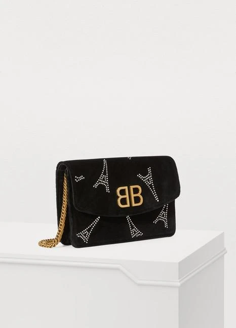 商品Balenciaga|BB wallet with chain strap,价格¥7265,第3张图片详细描述