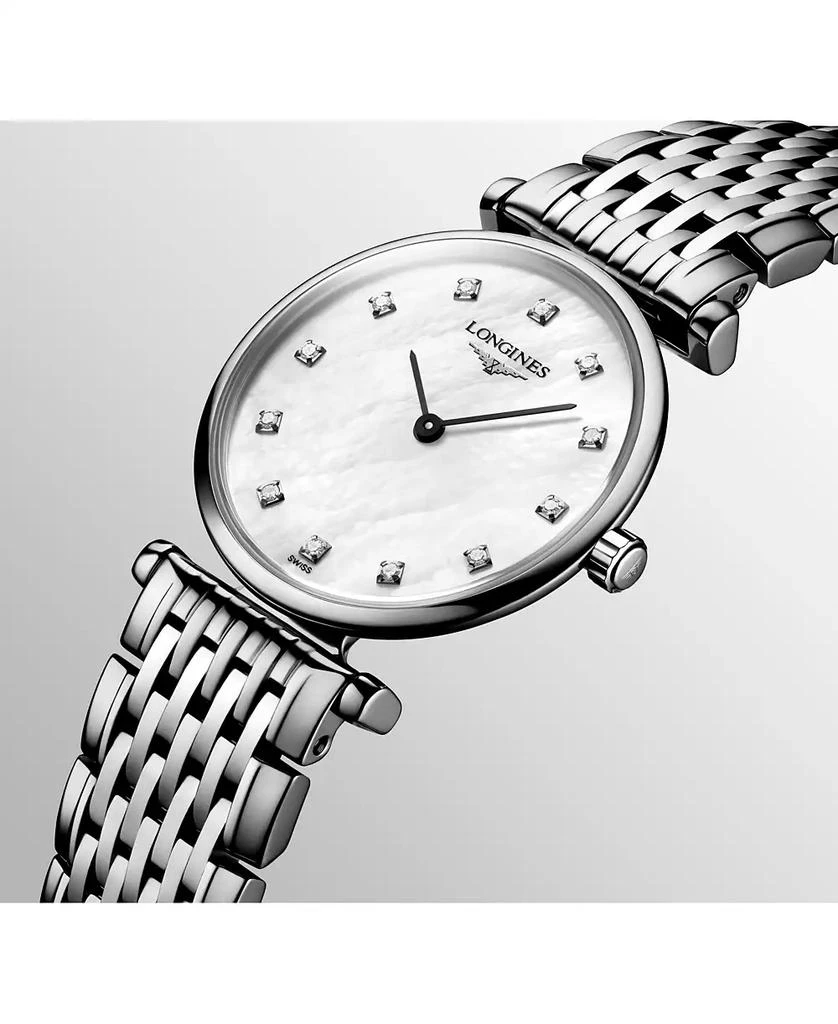 商品Longines|Women's La Grande Classique Stainless Steel Bracelet Watch L42094876,价格¥11866,第3张图片详细描述