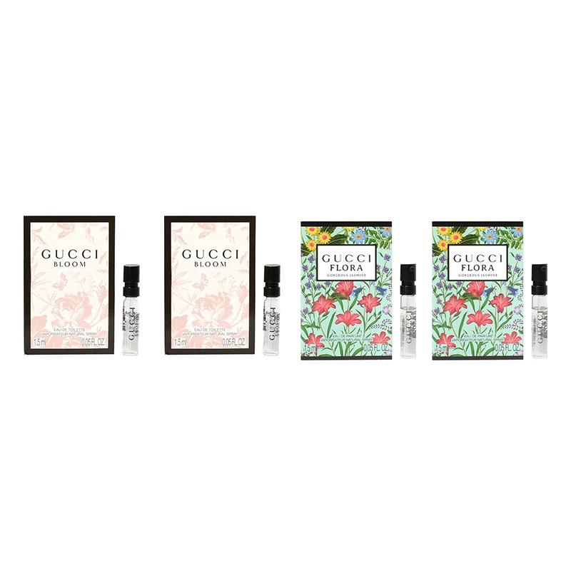 商品[国内直发] Gucci|古驰 花悦系列/绮梦系列 香水体验装 香水EDP淡香水EDT 小样版 1.5ml*4,价格¥104,第4张图片详细描述
