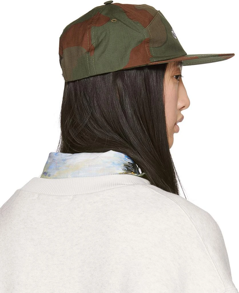 商品Off-White|Green & Brown Camo Snap Cap,价格¥779,第3张图片详细描述