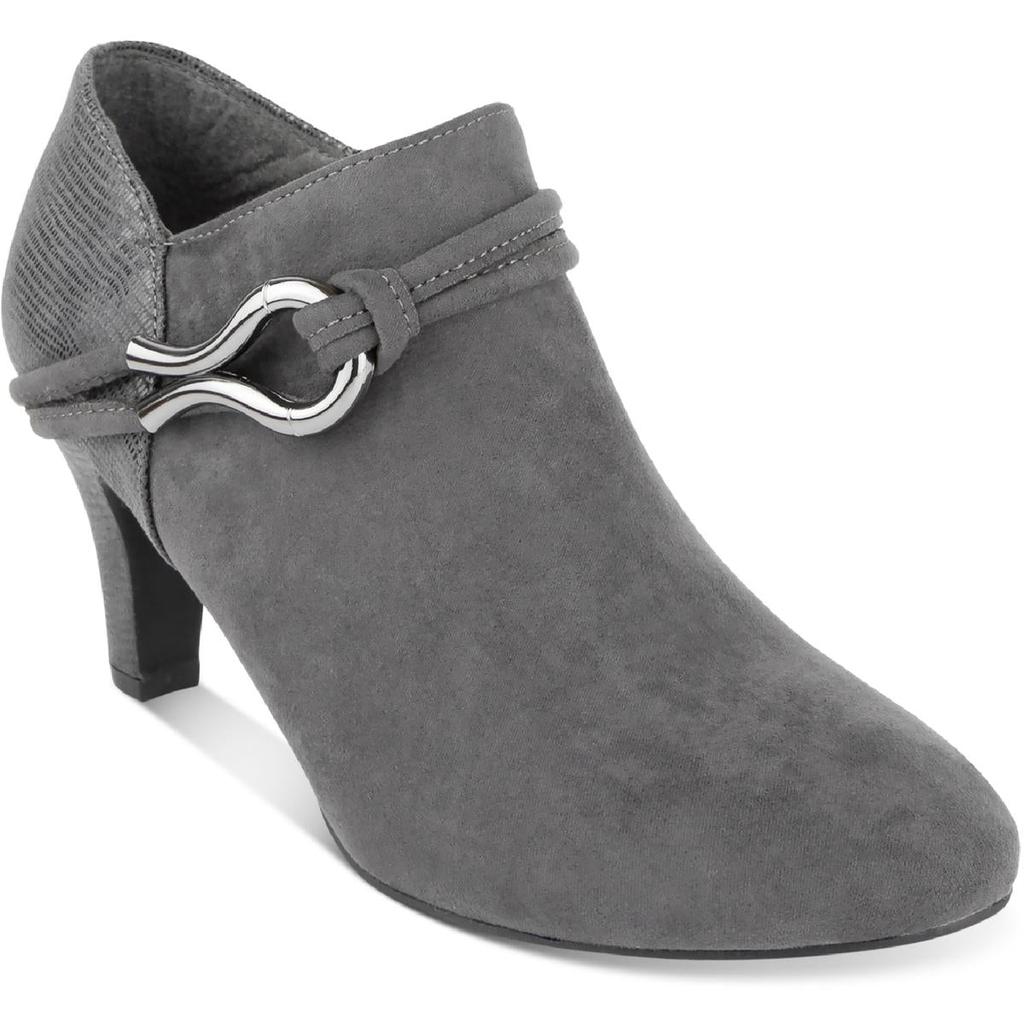 Karen Scott Womens Melanni Faux Suede Heels Ankle Boots商品第1张图片规格展示