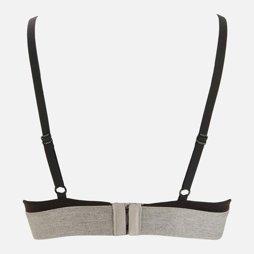 Tommy Hilfiger Women's Triangle Bralette Unlined - Black商品第2张图片规格展示