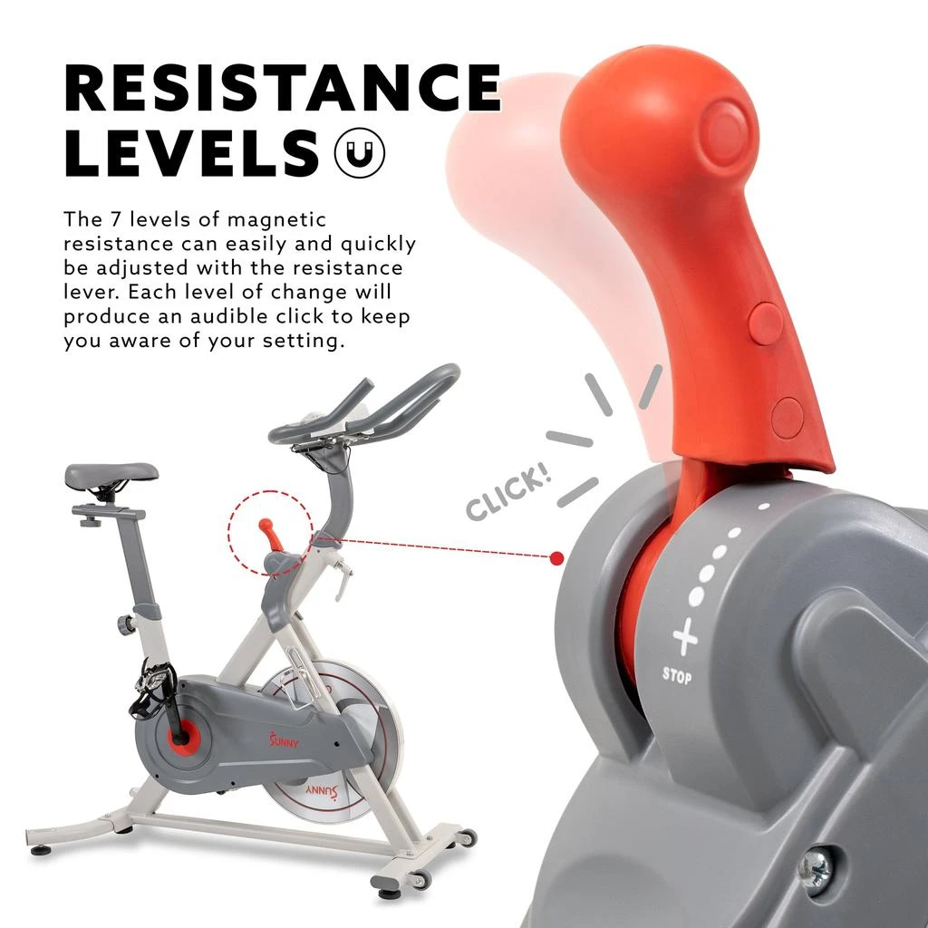 商品Sunny Health & Fitness|Sunny Health & Fitness Belt Drive Pro Lite Indoor Cycling Exercise Bike,价格¥2779,第5张图片详细描述