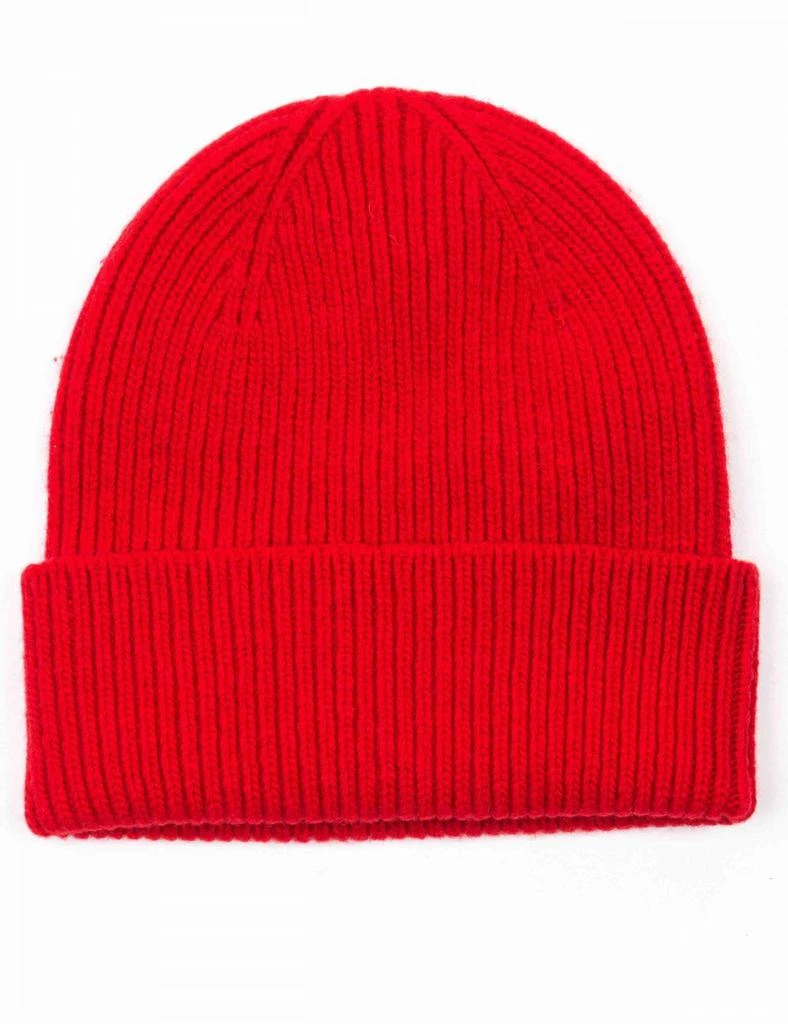 商品Colorful Standard|Colorful Standard Merino Wool Beanie Hat - Scarlet Red,价格¥329,第1张图片