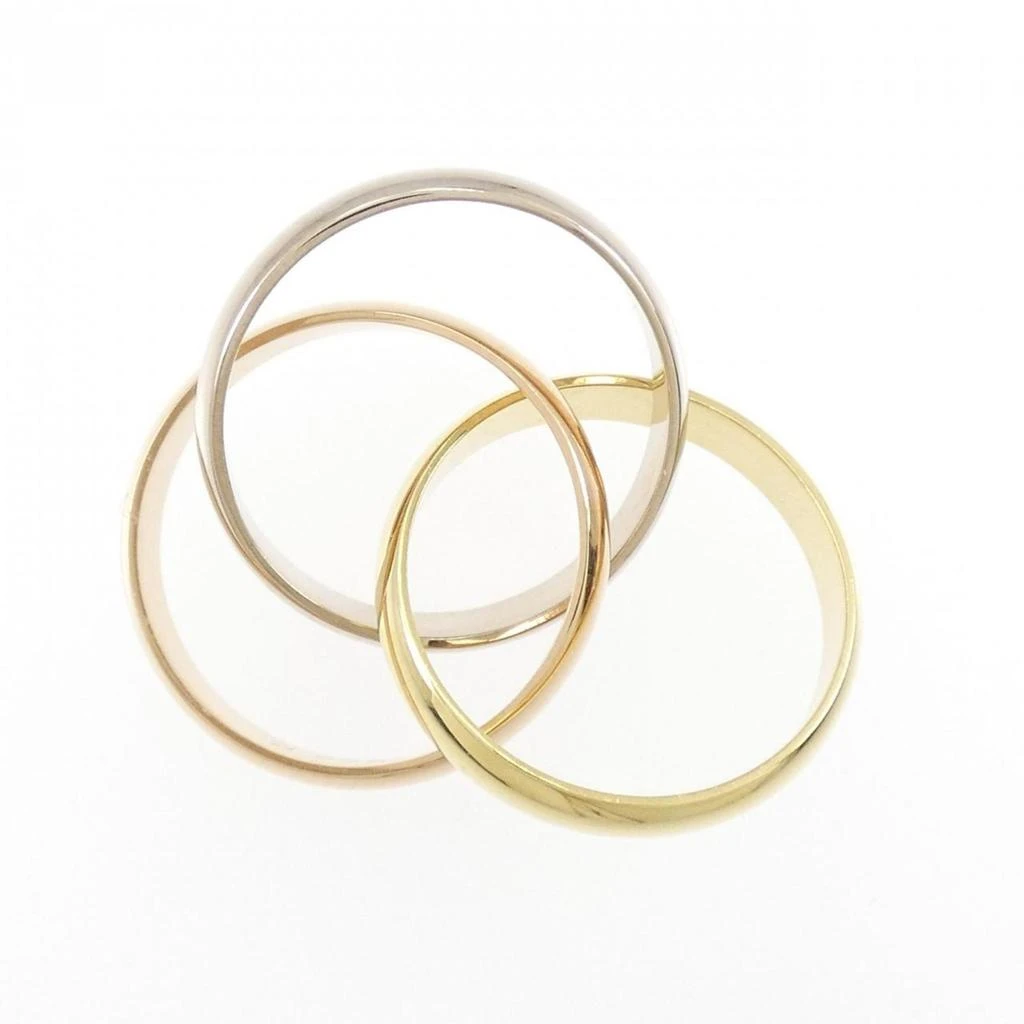 商品[二手商品] Cartier|Trinity pink gold (18K) gold (18K) yellow gold (18K) Band Ring (Pre-Owned),价格¥16431,第3张图片详细描述