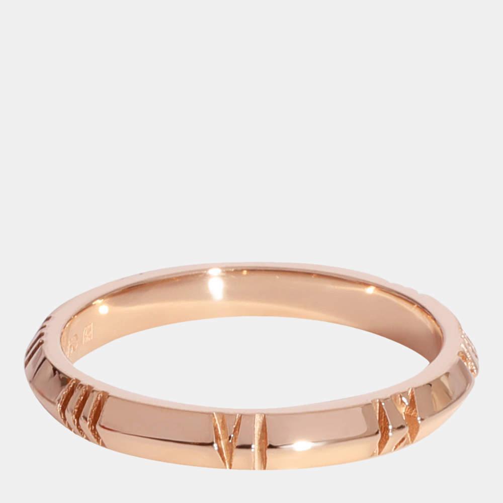 商品[二手商品] Tiffany & Co.|Tiffany & Co. Atlas X Closed Ring in 18k Rose Gold,价格¥6220,第5张图片详细描述