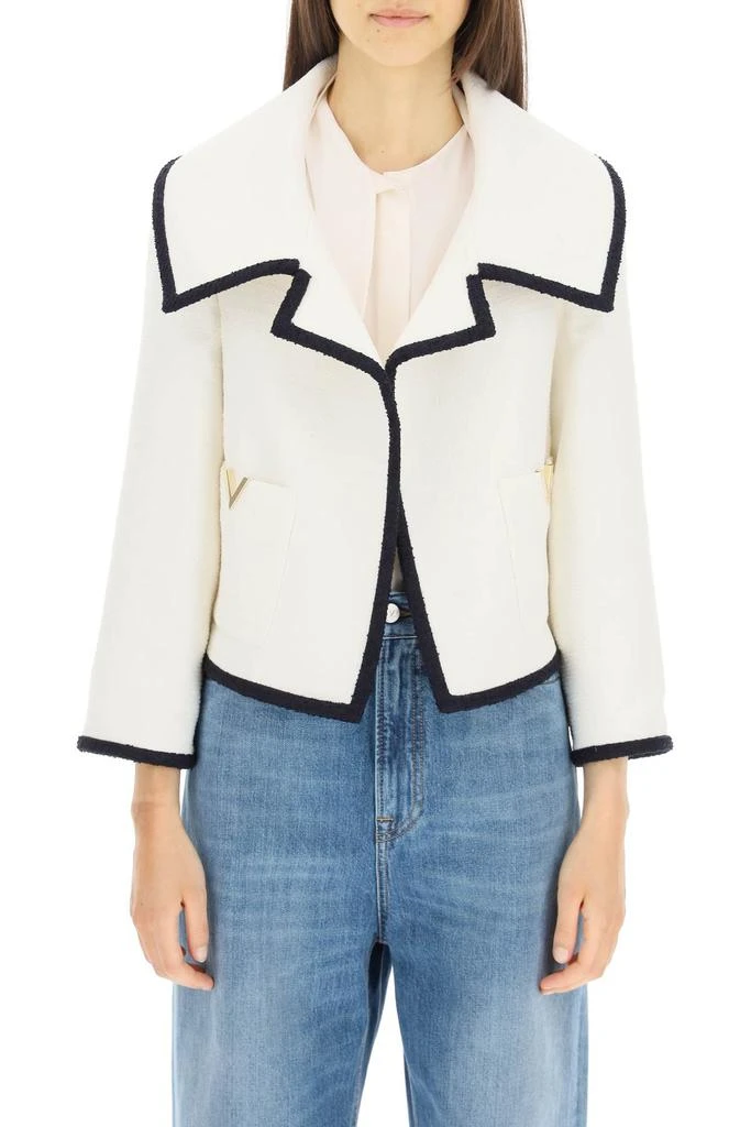 商品Valentino|Valentino crisp tweed jacket,价格¥15076,第2张图片详细描述