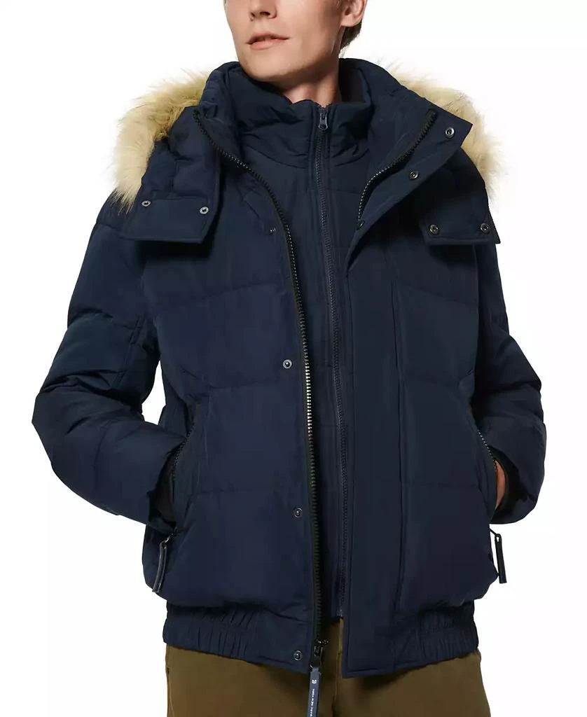 商品Marc New York by Andrew Marc|Men's Umbra Down Bomber Jacket,价格¥914,第1张图片