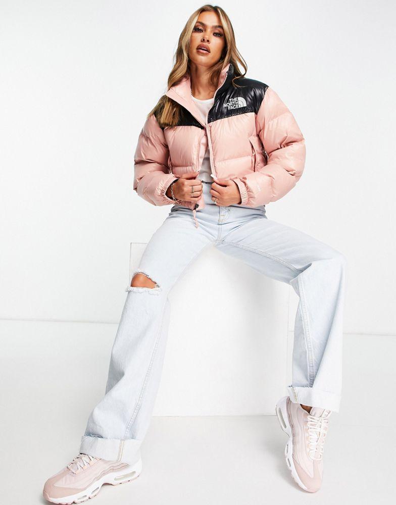 商品The North Face|女式 北面 Nuptse系列 粉色羽绒服,价格¥1080,第1张图片