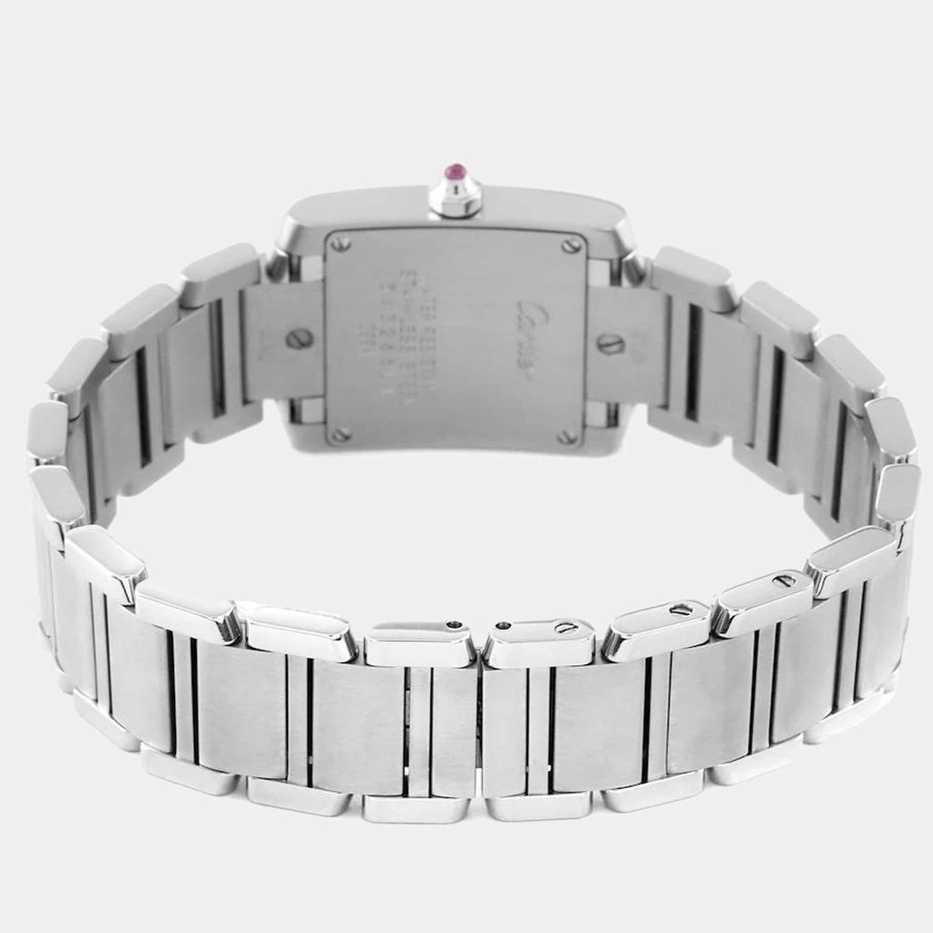商品[二手商品] Cartier|Cartier Pink Stainless Steel Tank Francaise W51031Q3 Women's Wristwatch 25 mm,价格¥26937,第4张图片详细描述