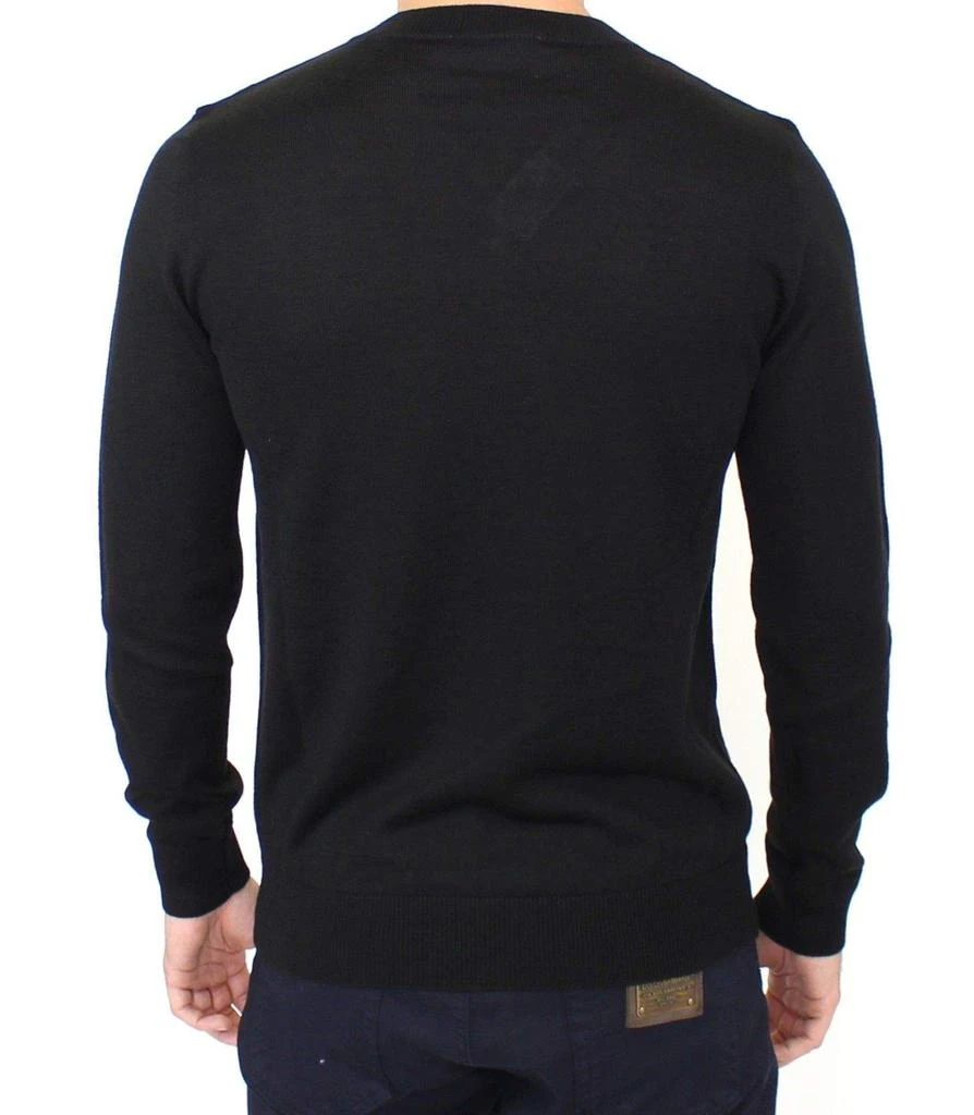 商品ERMANNO|ERMANNO SCERVINO Men Wool Blend V-neck Pullover Sweater,价格¥1250,第3张图片详细描述