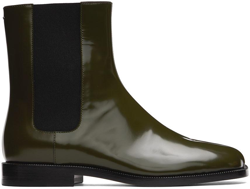 Maison Margiela | Green Tabi Riding Boots 2821.57元 商品图片