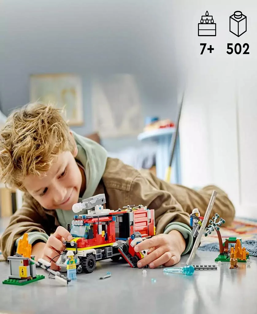 商品LEGO|City Fire Command Truck 60374 Building Toy Set with 3 Minifigures,价格¥411,第2张图片详细描述