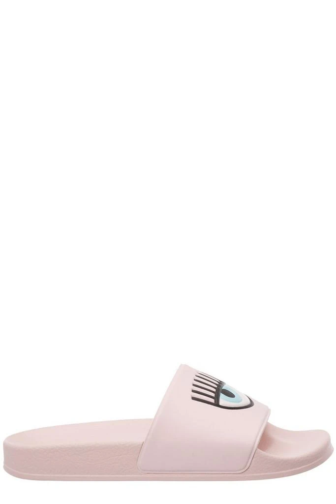 商品Chiara Ferragni|Chiara Ferragni Logo Printed Open-Toe Pool Slides,价格¥882,第1张图片