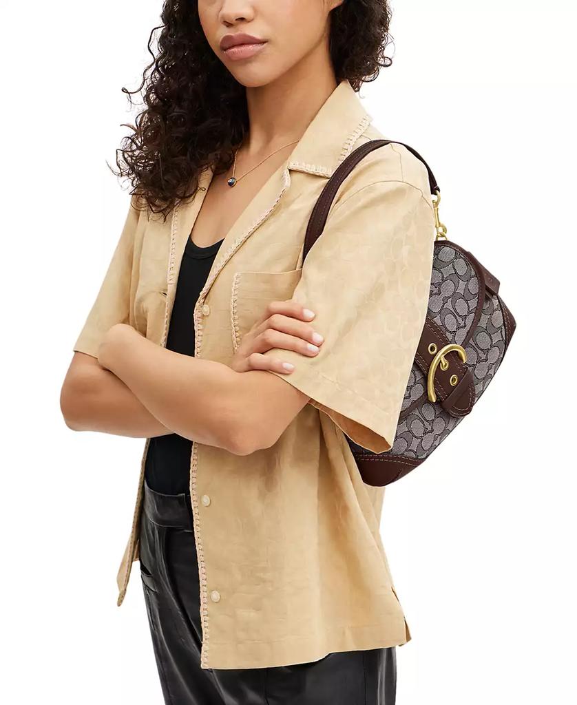 Coach Soho Signature Jacquard Top Handle Shoulder Bag - Crossbody
