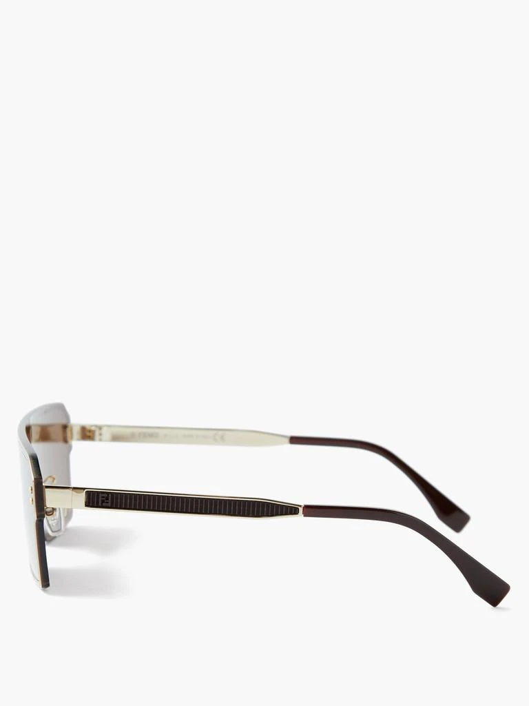 Square metal sunglasses 商品