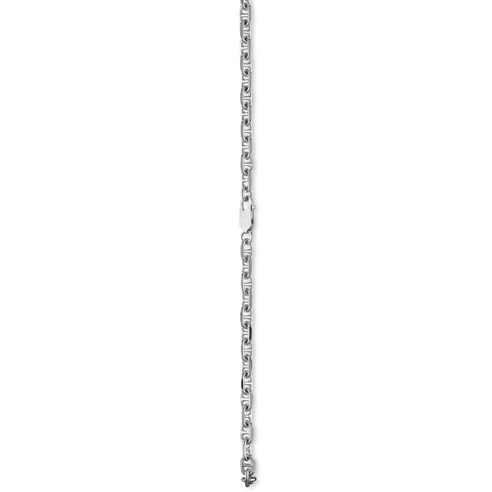 商品Esquire Men's Jewelry|Mariner Link 22" Chain Necklace in Sterling Silver, Created for Macy's,价格¥1307,第3张图片详细描述