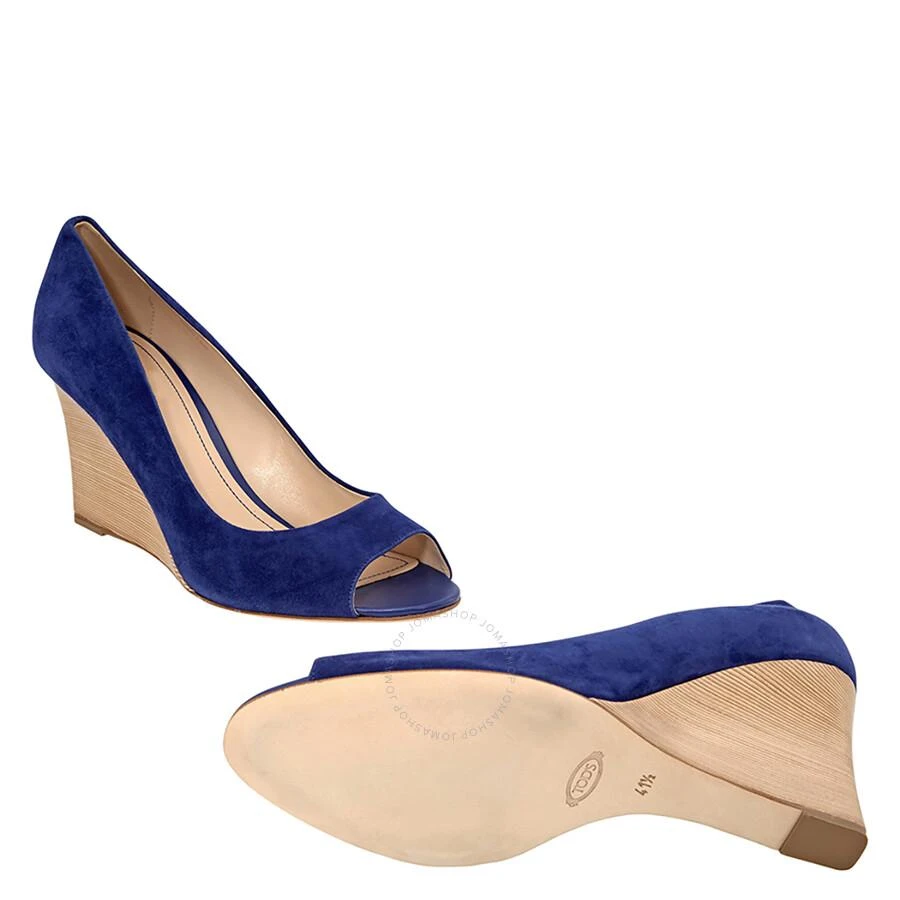 商品Tod's|Ladies Wedge in Bluette,价格¥589,第2张图片详细描述