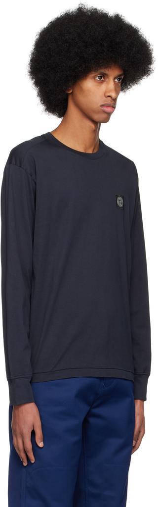 商品Stone Island|Navy Patch Long Sleeve T-Shirt,价格¥1084,第4张图片详细描述