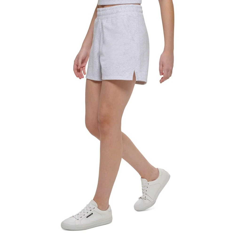 商品Calvin Klein|Women's Embroidered-Logo Shorts,价格¥139,第3张图片详细描述