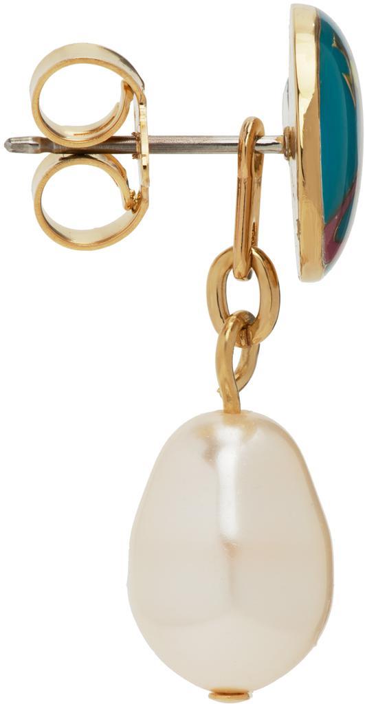 商品Vivienne Westwood|Gold Loelia Earrings,价格¥1462,第4张图片详细描述