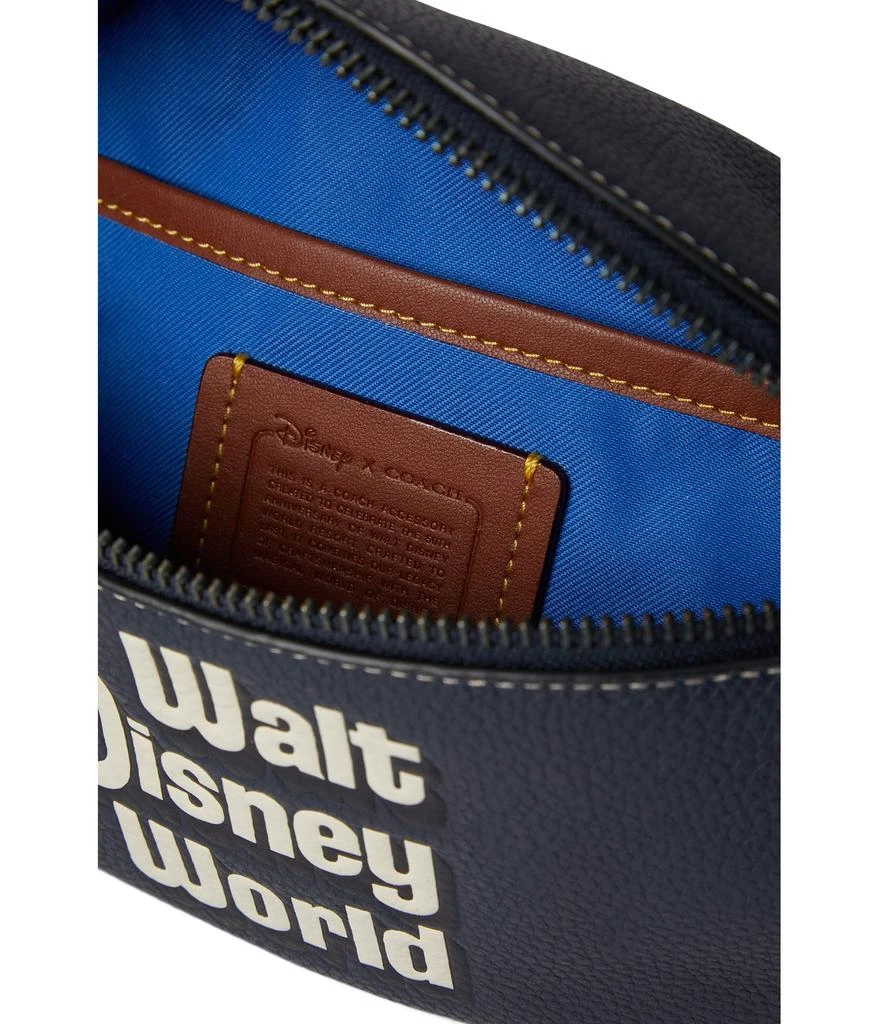 商品Coach|Disney Parks Walt Disney World Motif Charter Belt Bag 7 in Pebble Leather,价格¥977,第3张图片详细描述