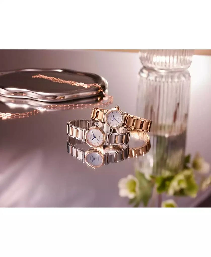 商品Citizen|Eco-Drive Women's Diamond (1/6 ct. t.w.) Rose Gold-Tone Stainless Steel Bracelet Watch 26mm,价格¥4897,第3张图片详细描述