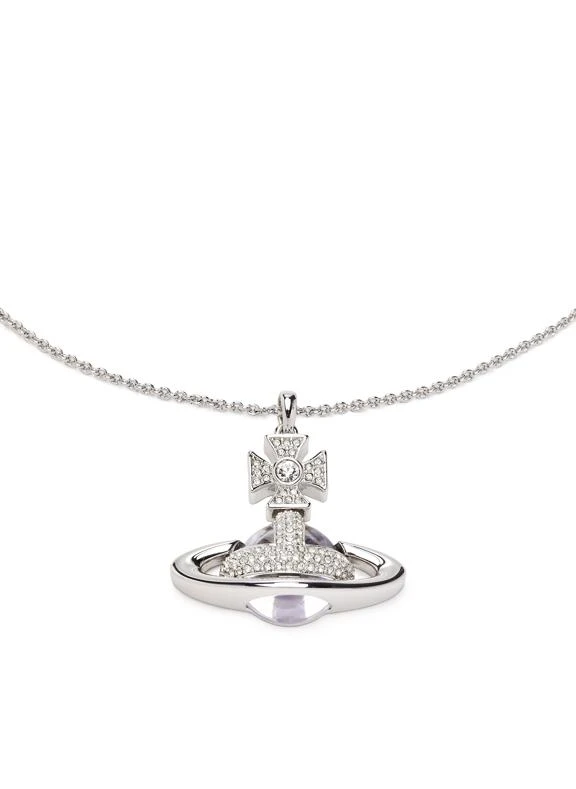 商品Vivienne Westwood|Vivienne Westwood sorada bas relief pendant platinum,价格¥1683,第1张图片