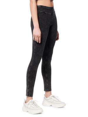 商品Marc New York by Andrew Marc|Denim-Wash Knit Leggings,价格¥218,第5张图片详细描述