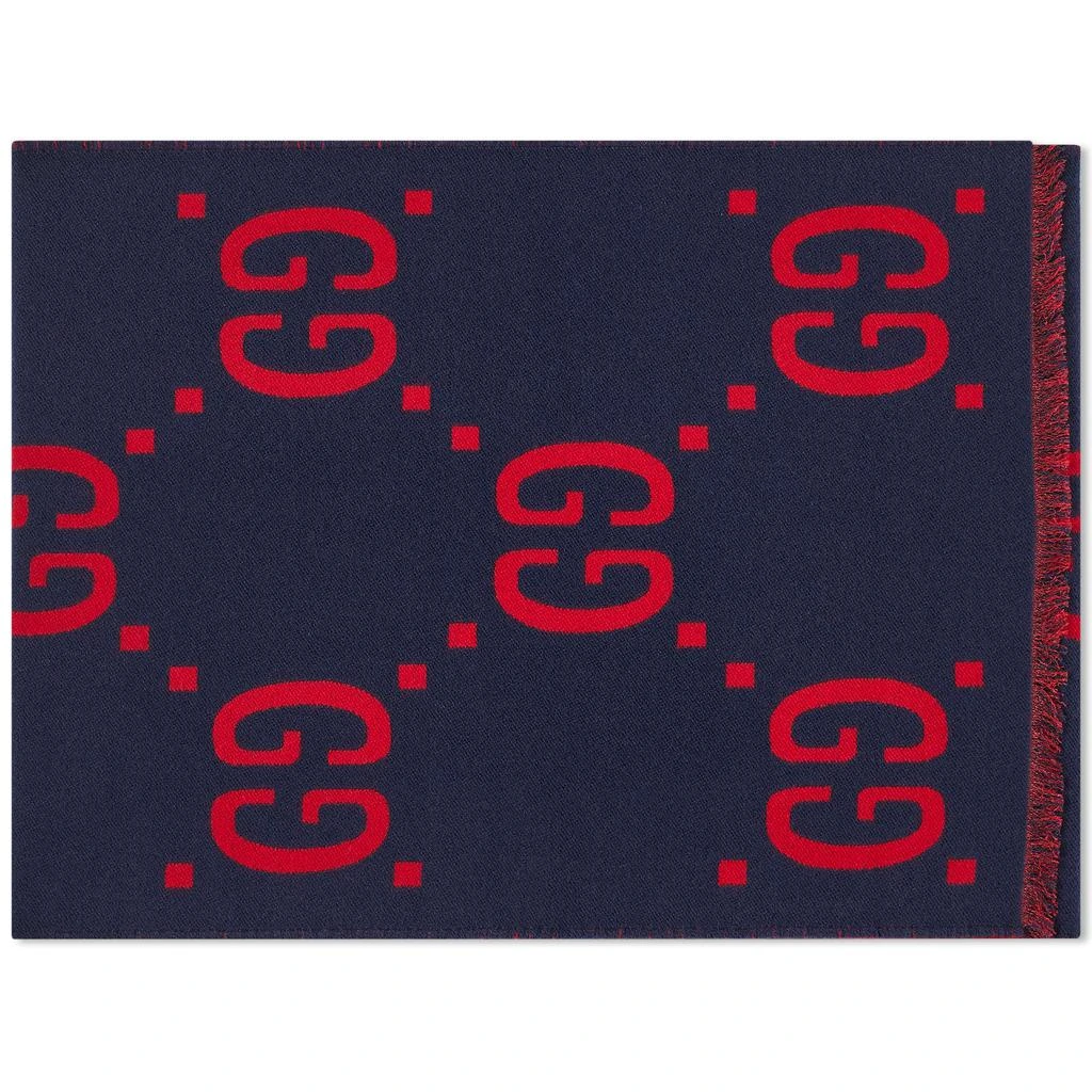 商品Gucci|Gucci GG Jaquard Scarf,价格¥3299,第1张图片